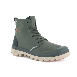 Palladium Unisex ‘Pampa Lite Recycle’ Waterproof Boots - Olive Night/Beluga